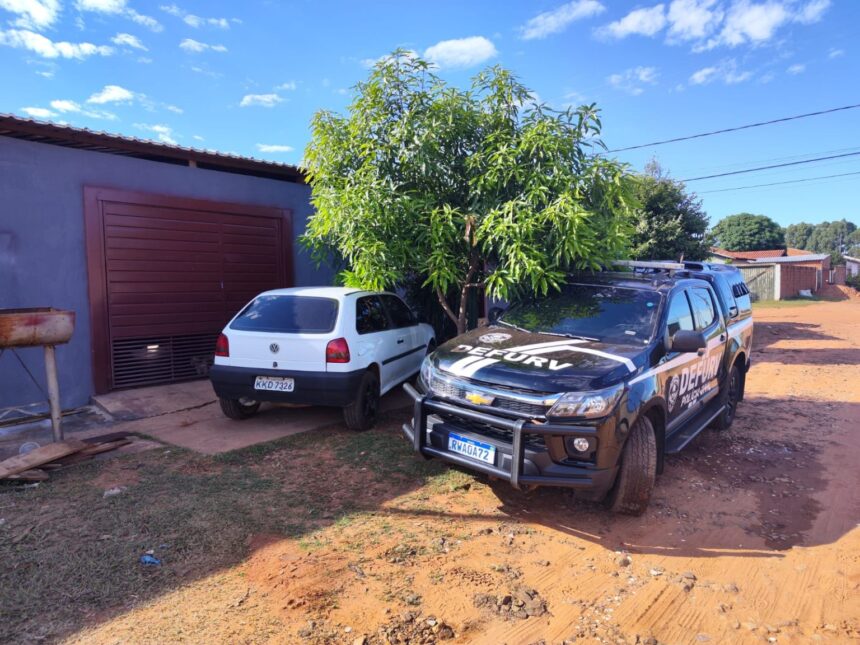 DEFURV recupera VW Gol furtado no Jardim Noroeste e prende um homem