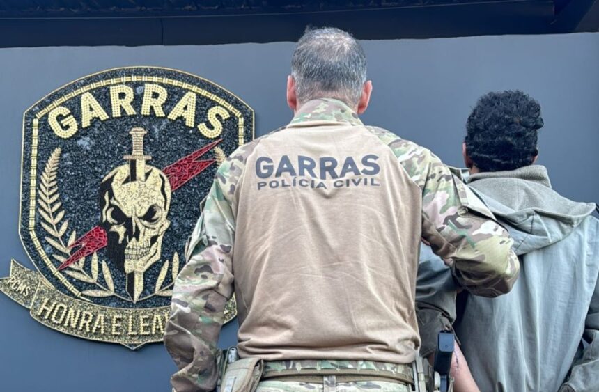 GARRAS prende no Portal Caiobá individuo por tráfico de drogas