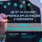 Modalidades de licitação é tema de curso ofertado pela Escoex