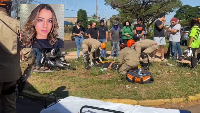 Motociclista invade preferencial, colide com Hilux e morre, em Dourados