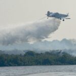 Por terra, rio e ar: MS mobilizado com várias frentes no Pantanal contra o fogo