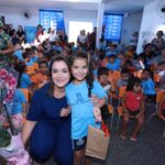 Prefeita inaugura parquinho inclusivo e amplia vagas em Emei revitalizada