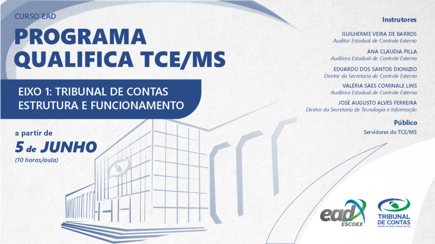 TCE-MS lança Programa de qualificação para os servidores