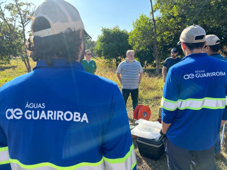 Águas Guariroba realiza treinamento com colaboradores dos laboratórios e da ETE sobre amostragem