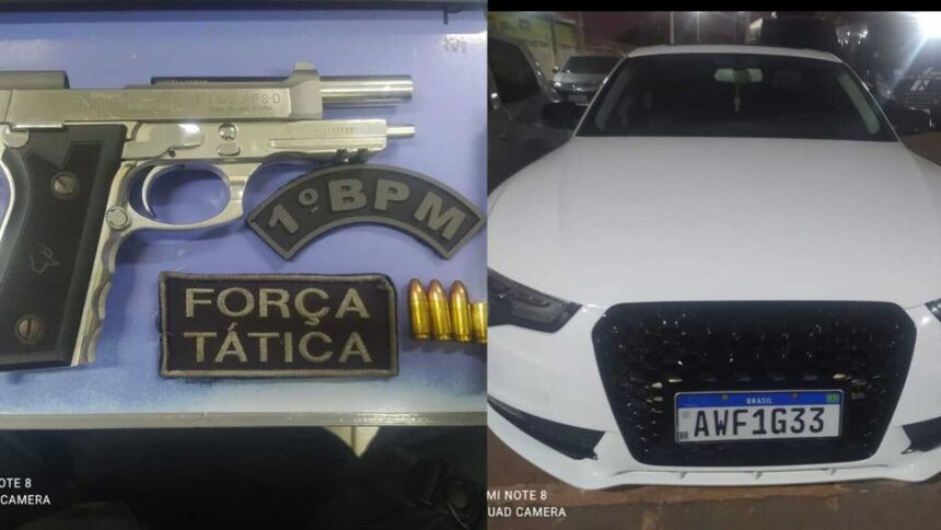 Loira em Audi branco e 2 homens são presos por atirarem em casa noturna famosa da Afonso Pena