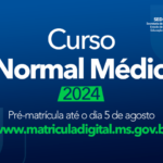 Período de pré-matrícula para o curso Normal Médio termina no dia 5 de agosto