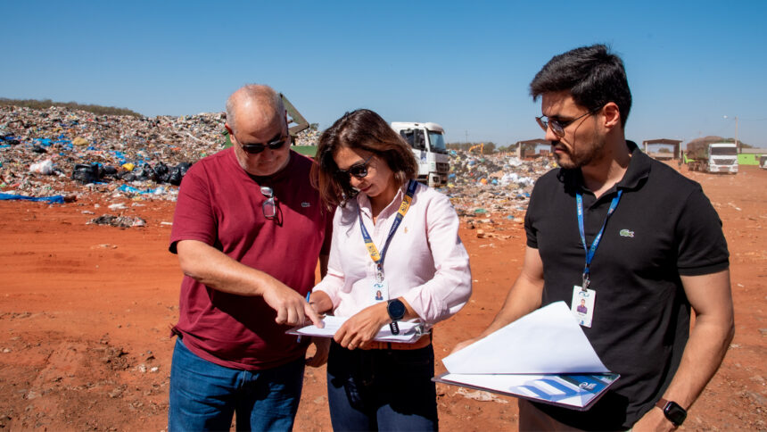 TCE-MS fiscaliza aterro sanitário em Sidrolândia