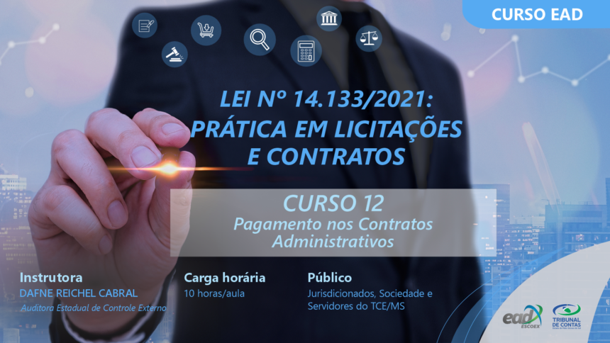 TCE-MS por meio da Escoex disponibiliza, no dia 26 de julho, novo curso sobre NLLC