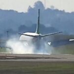 Avião pousando do Aeroporto de Viracopos em Campinas (SP). (Foto: Reprodução)