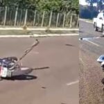 Colisão entre  entre moto e caminhonete mata uma pessoa no Jardim Aeroporto