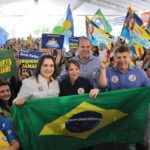 Com Tereza Cristina ao lado, Adriane agora é oficialmente candidata à prefeita de CG