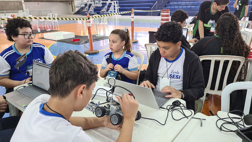 Escola Sesi terá 50 competidores na etapa regional da Olimpíada Brasileira de Robótica