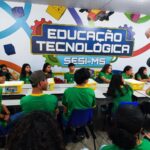 Sesi e Fundação de Turismo de MS levam formação tecnológica para alunos da rede pública em Bonito