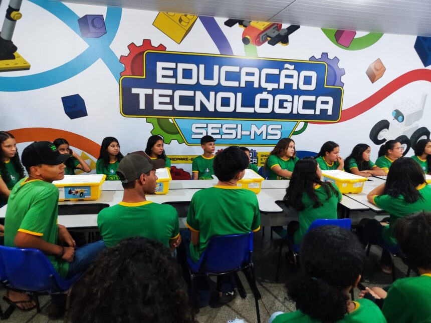 Sesi e Fundação de Turismo de MS levam formação tecnológica para alunos da rede pública em Bonito