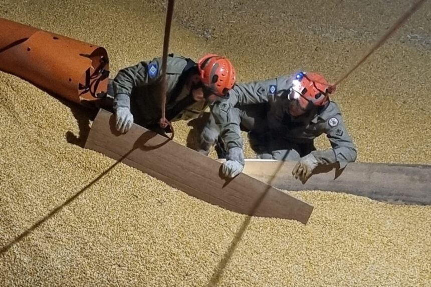 Foto morte em silo Diamantino