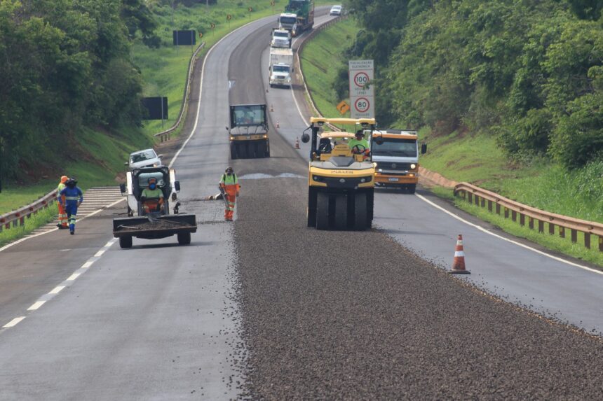 Concessionária alerta para interdições na BR-163 em MS por obras e serviços