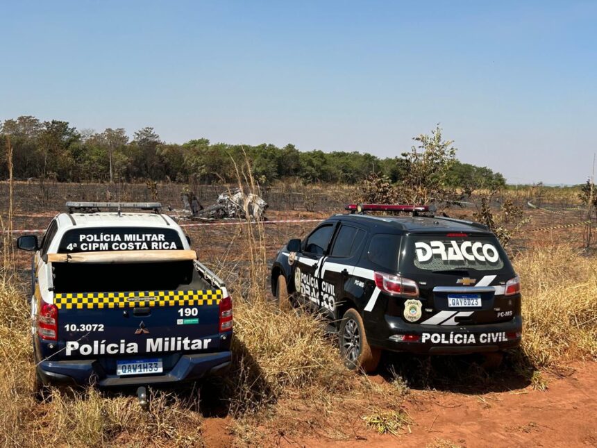 Em voo de teste, morre paraguaio e peão em MS