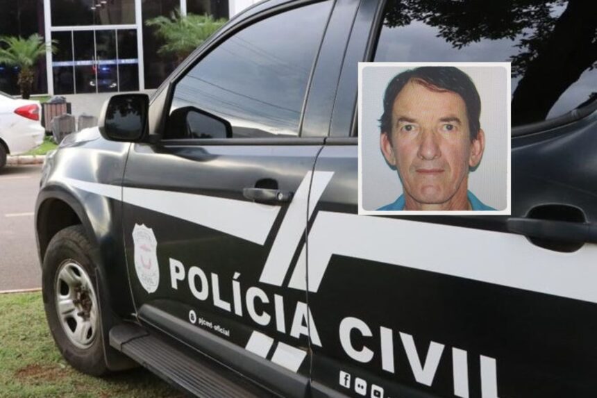 Motorista Ivanor Baraviera, de 55 anos, foi encontrado morto em região de mata na cidade. (PJC-MT)