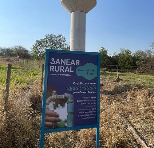 Sanear Rural: Águas Guariroba leva água tratada para comunidades rurais de Campo Grande