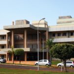 Biblioteca central da UFMS, em Campo Grande. (Foto: Divulgação)