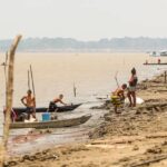 pescadores atingidos pela seca no Norte