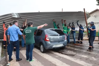 Temporais causam estragos no Sul do país e deixam milhares sem energia