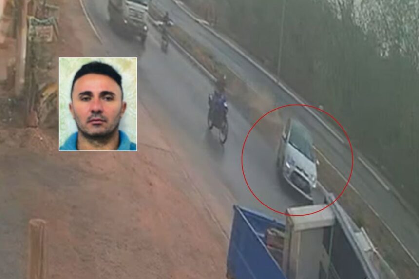 Motociclista José Roberto Gomes, de 48 anos, morreu no acidente na Estrada da Guia. (Foto: Reprodução)