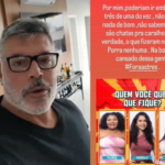 Alexandre Frota rasga o verbo sobre peoas na roça de A Fazenda: “Não sabem jogar”