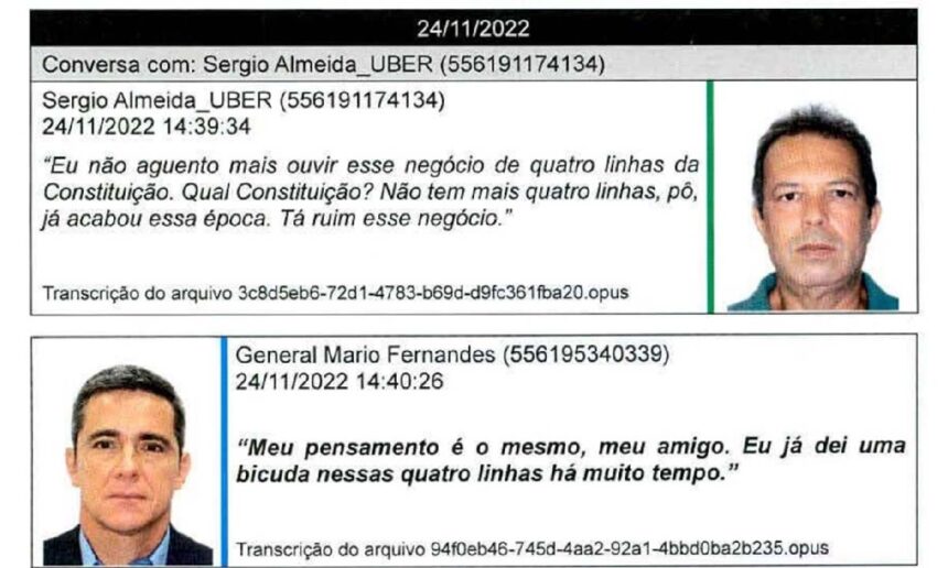 No momento, você está visualizando “Dei bicuda na Constituição”, disse general indiciado por tentativa de golpe