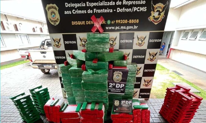 No momento, você está visualizando Polícia Civil apreende quase 2 toneladas de maconha e prende dois homens em Dourados