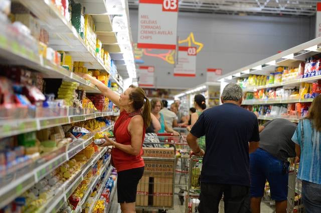 supermercado família renda mais baixa, inflação