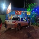 Carro invade comércio em Pontal do Araguaia e deixa 5 feridos. (Foto: Reprodução)