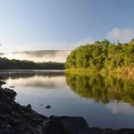 Rio com Mata ciliar