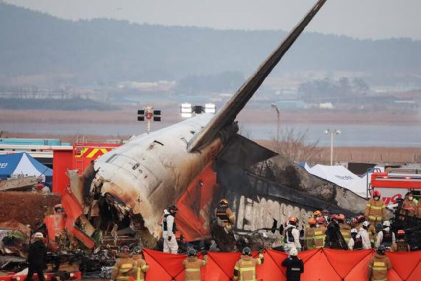 acidente de aviao coreia do sul