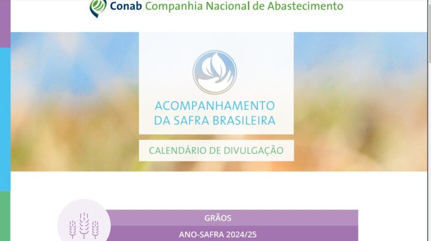 CALENDÁRIO CONAB 2025