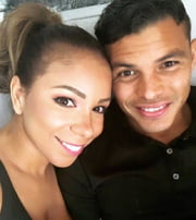 Belle, mulher de Thiago Silva,  registrou a cena