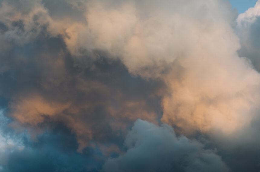 nuvens de chuva